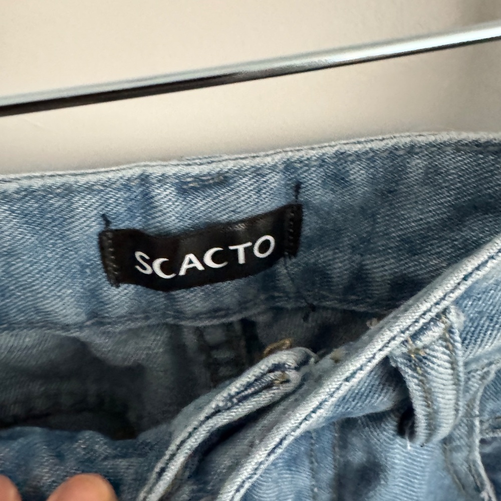 Scacto Denim Wide Fit Sleeveless Cardigan Top and matching jeans, size SMALL - Picture 8 of 13